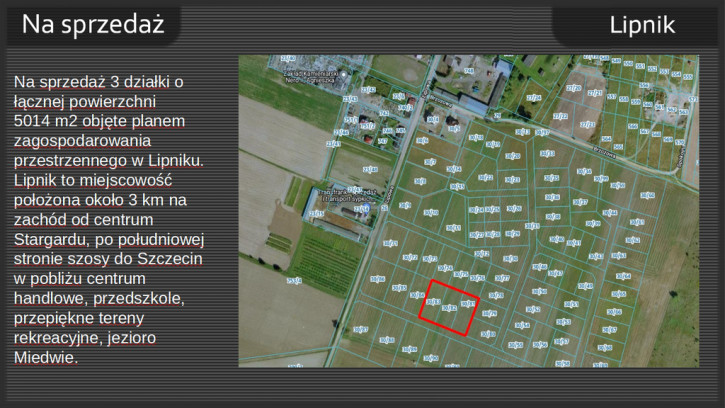 Działka Sprzedaż Lipnik 1