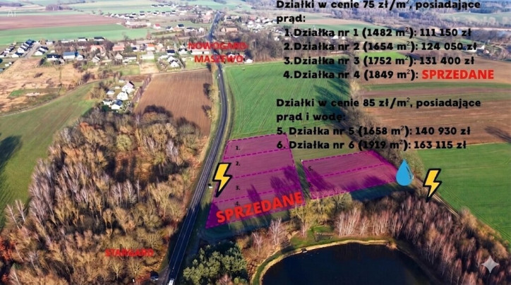 Działka Sprzedaż Grabowo 2