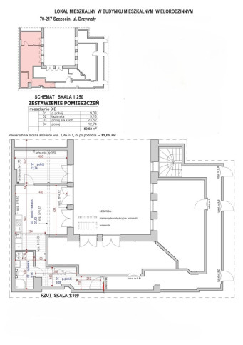 Mieszkanie Sprzedaż Szczecin Śródmieście-Centrum Michała Drzymały 1