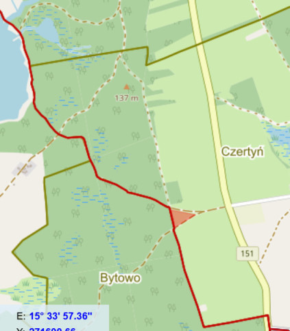 Działka Sprzedaż Czertyń 1