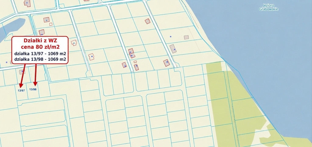 Działka Sprzedaż Grabowo