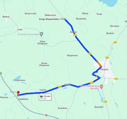Działka Sprzedaż Ryszewko 9